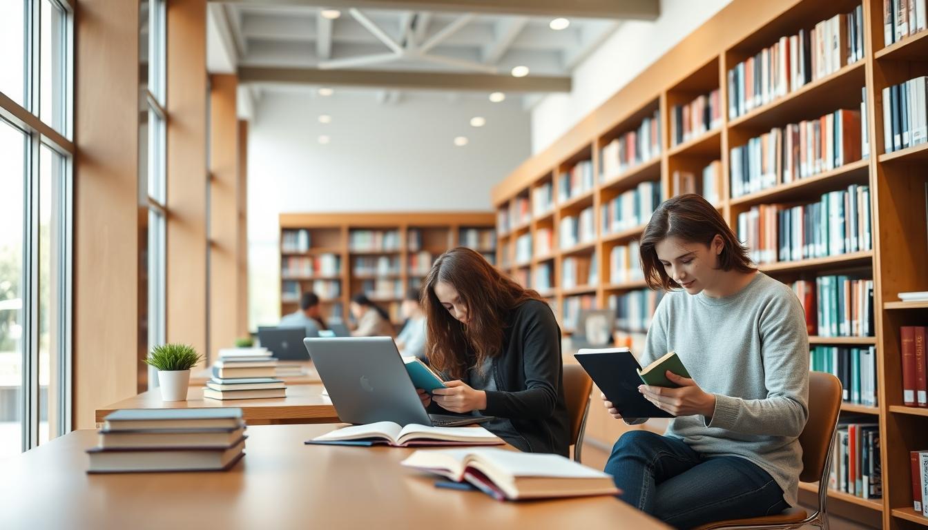 Modern university campus for students